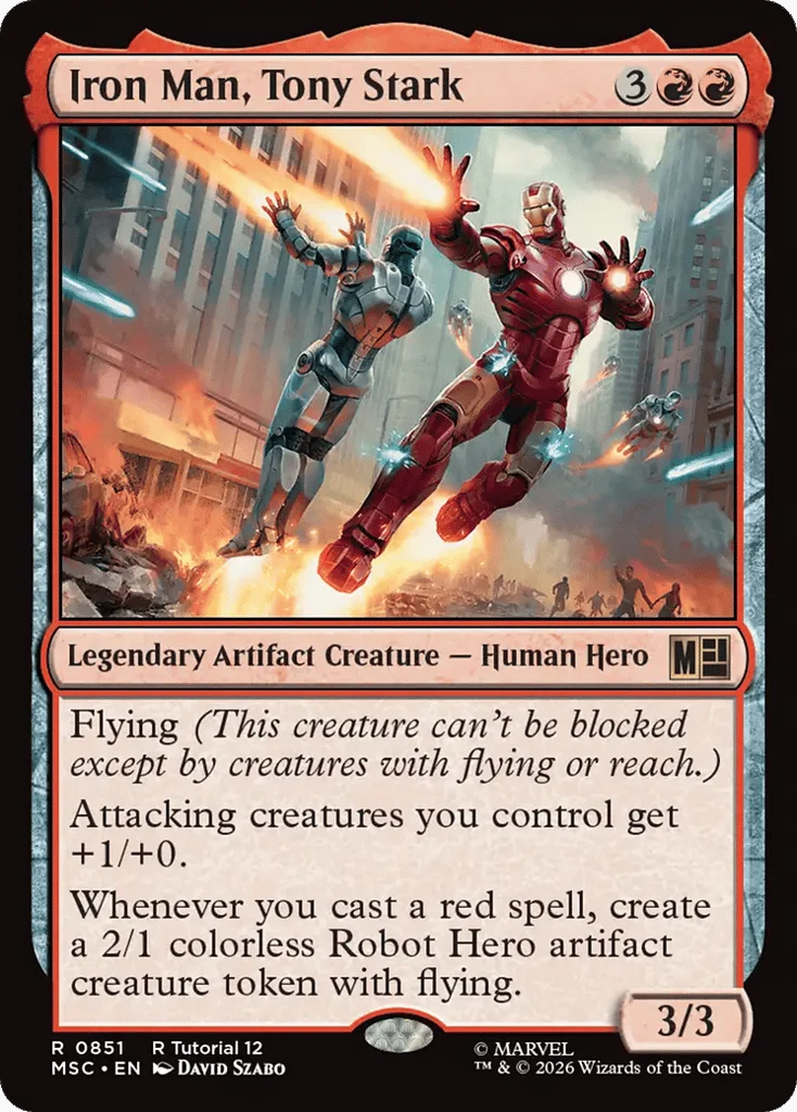 Iron Man, Tony Stark · Marvel Super Heroes Commander