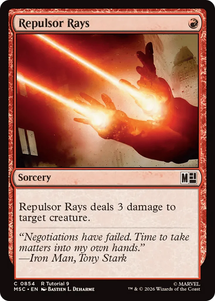 Repulsor Rays · Marvel Super Heroes Commander