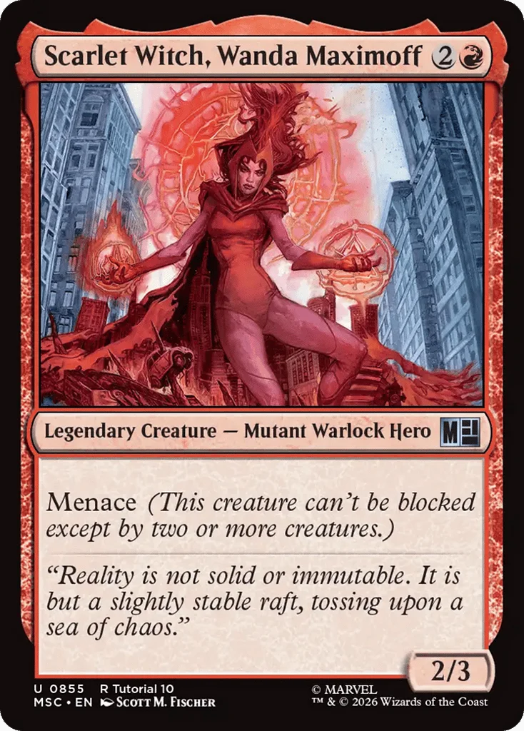 Scarlet Witch, Wanda Maximoff · Marvel Super Heroes Commander