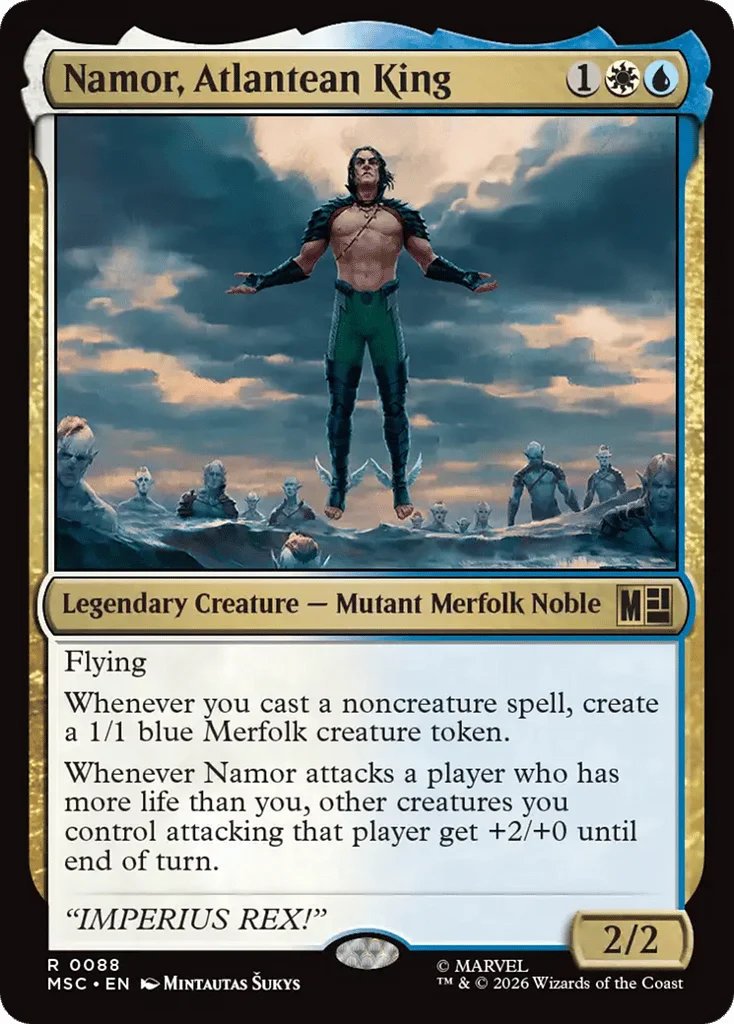 Namor, Atlantean King · Marvel Super Heroes Commander