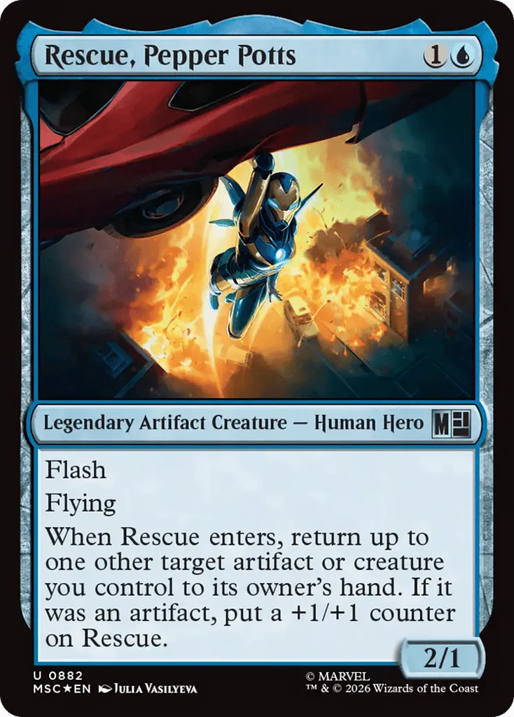 Rescue, Pepper Potts · Marvel Super Heroes Commander