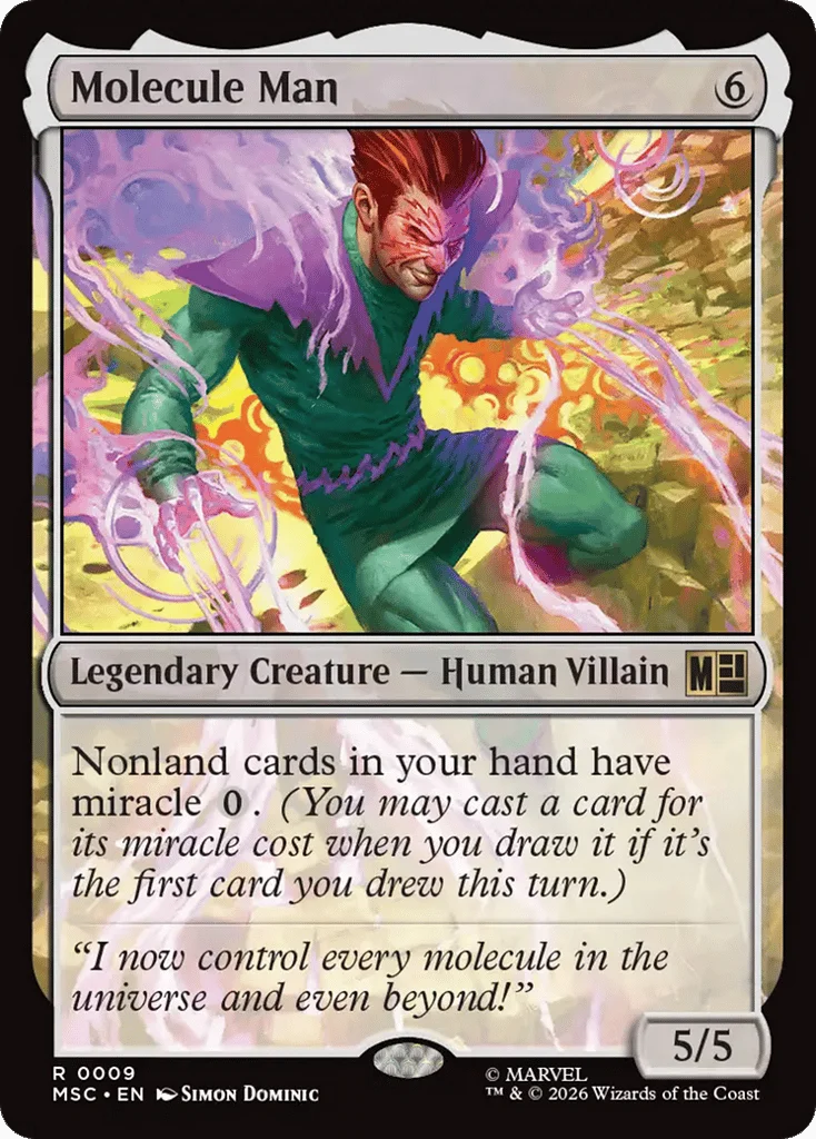 Molecule Man · Marvel Super Heroes Commander