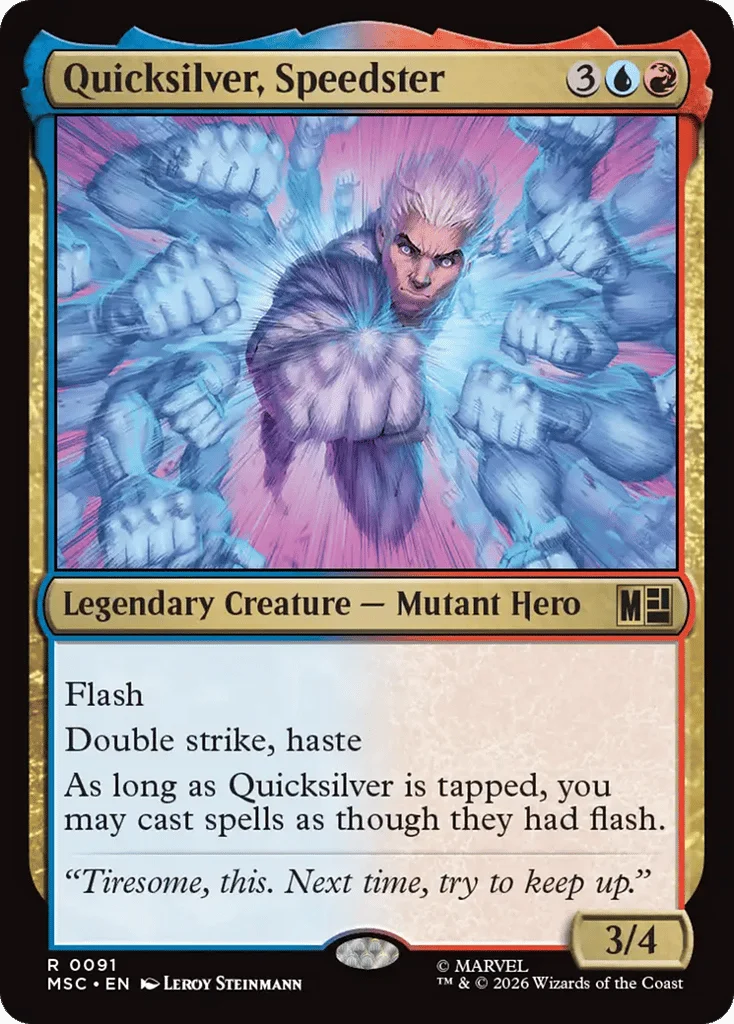 Quicksilver, Speedster · Marvel Super Heroes Commander