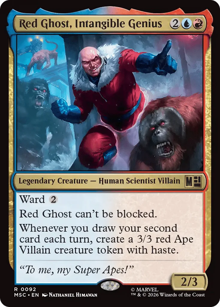 Red Ghost, Intangible Genius · Marvel Super Heroes Commander