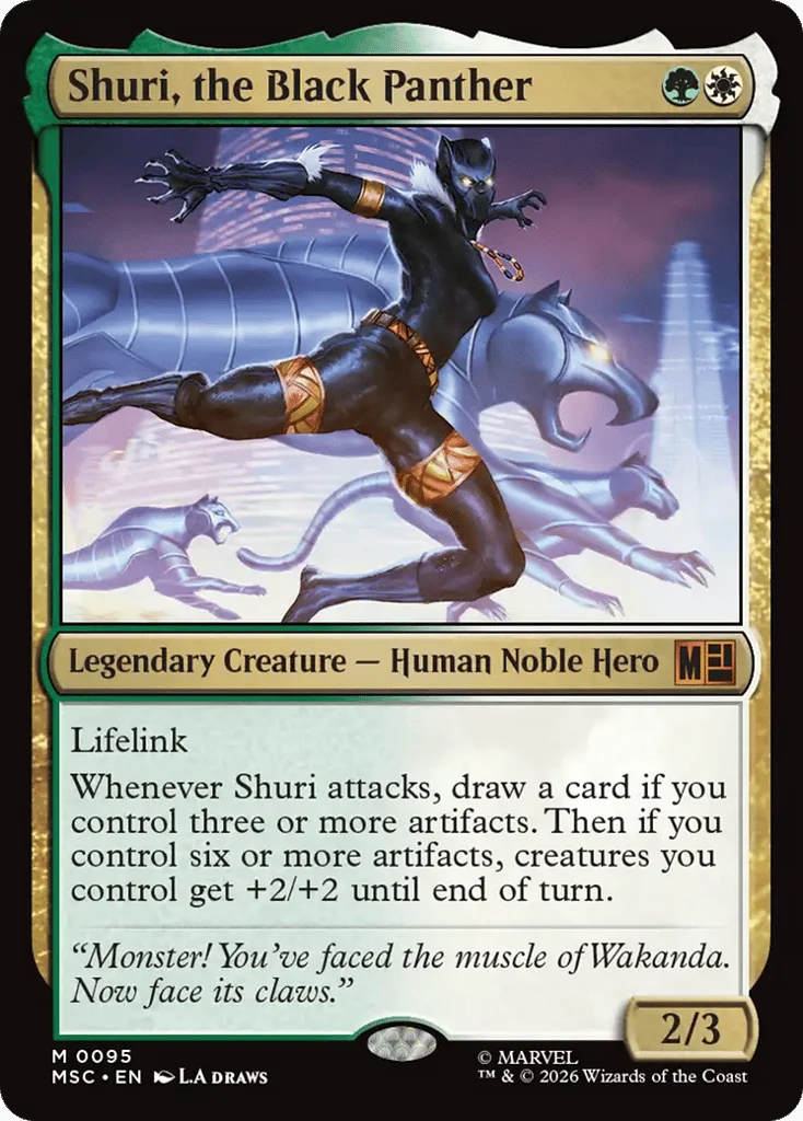 Shuri, the Black Panther · Marvel Super Heroes Commander