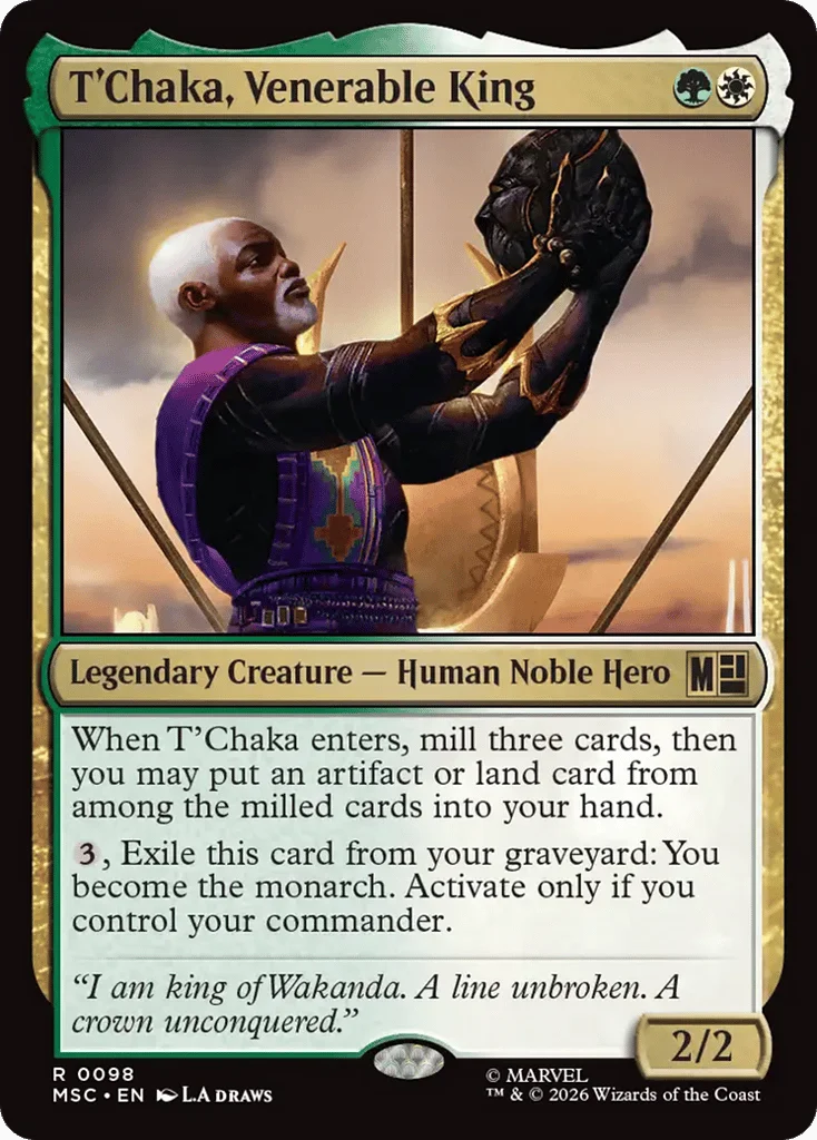 T'Chaka, Venerable King · Marvel Super Heroes Commander