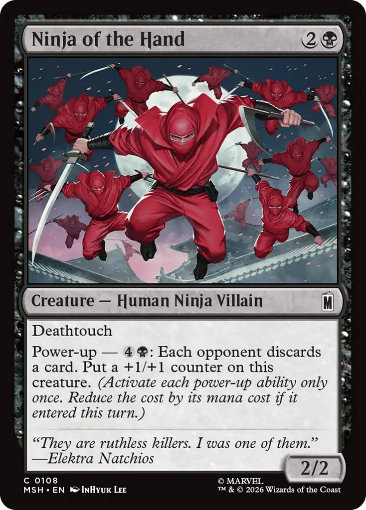 Ninja of the Hand · Marvel Super Heroes