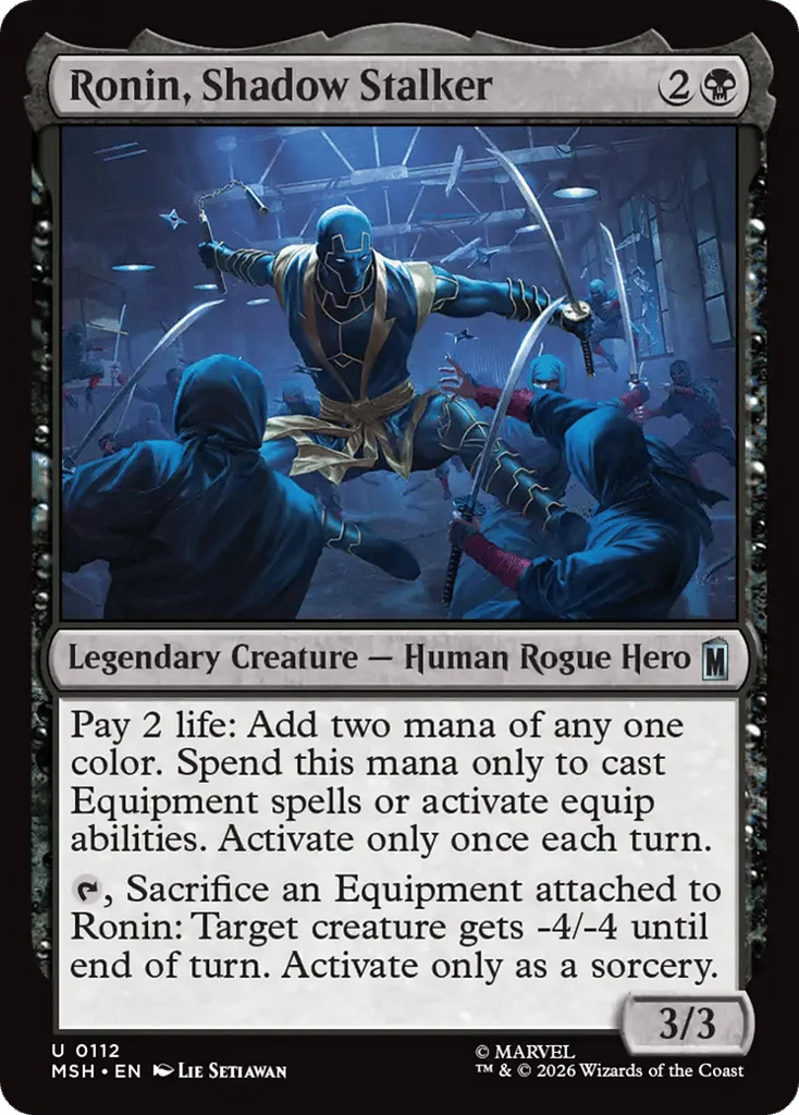 Ronin, Shadow Stalker · Marvel Super Heroes