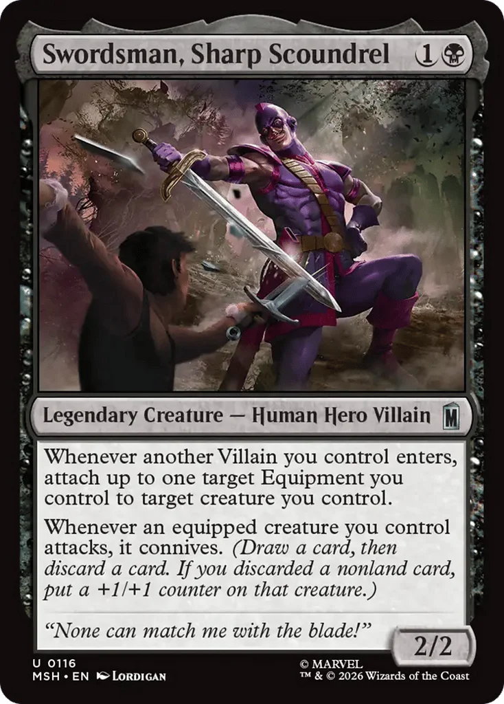 Swordsman, Sharp Scoundrel · Marvel Super Heroes
