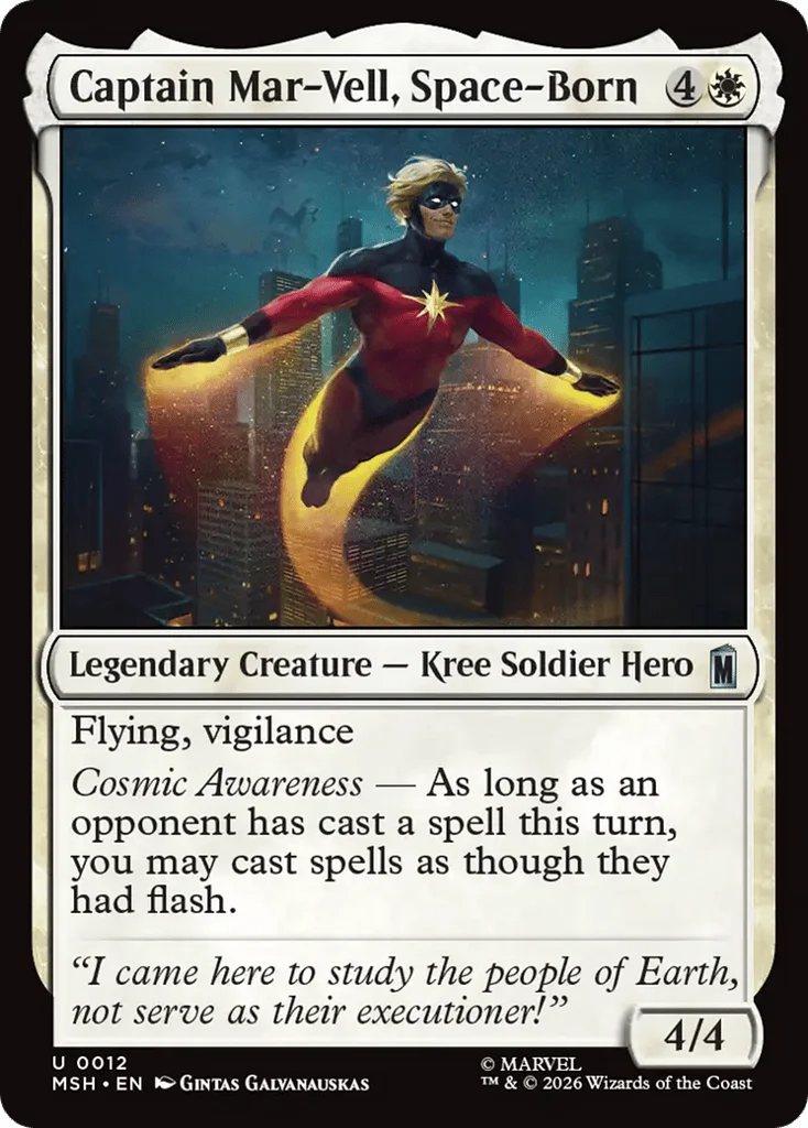 Captain Mar-Vell, Space-Born · Marvel Super Heroes