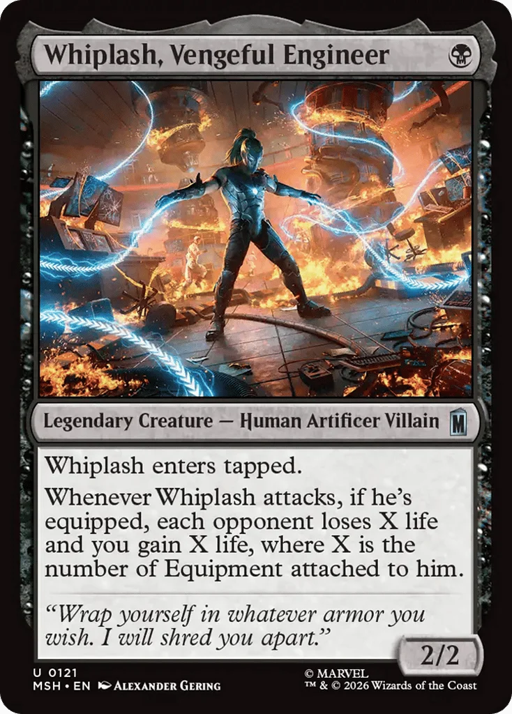 Whiplash, Vengeful Engineer · Marvel Super Heroes