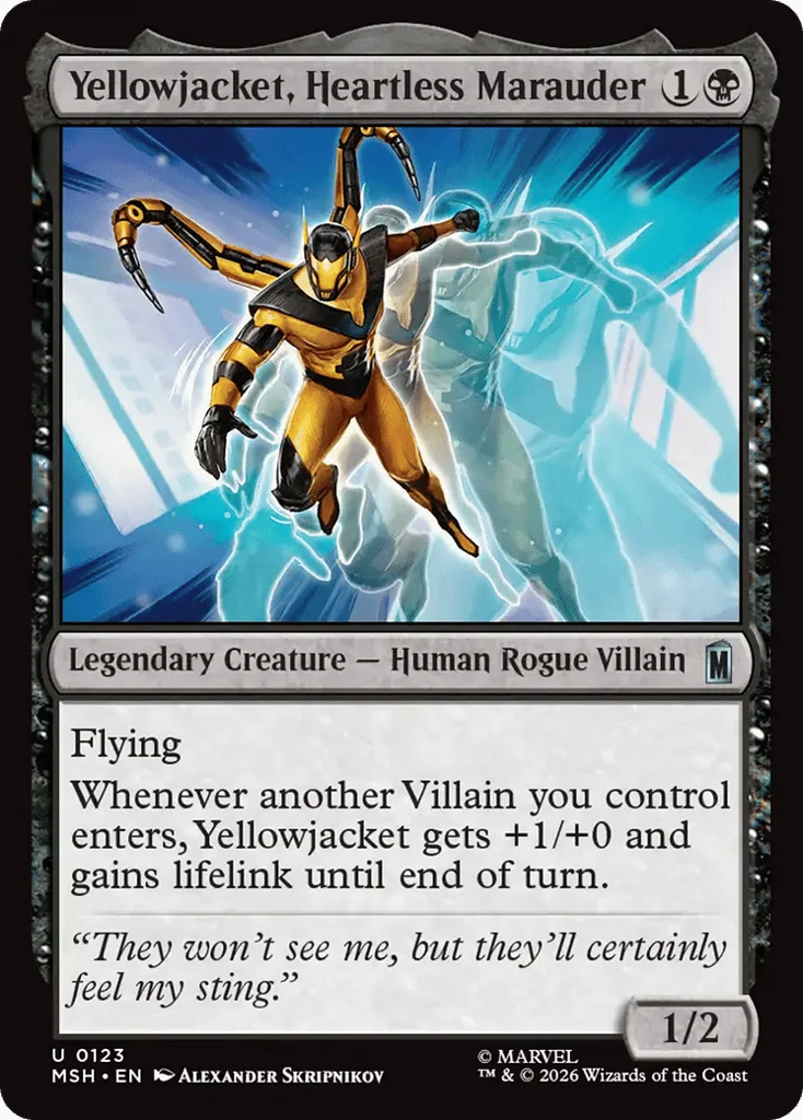 Yellowjacket, Heartless Marauder · Marvel Super Heroes