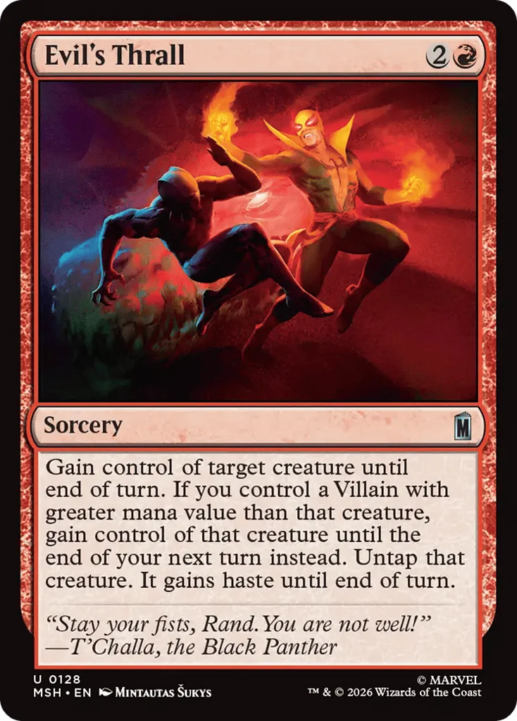 Evil's Thrall · Marvel Super Heroes