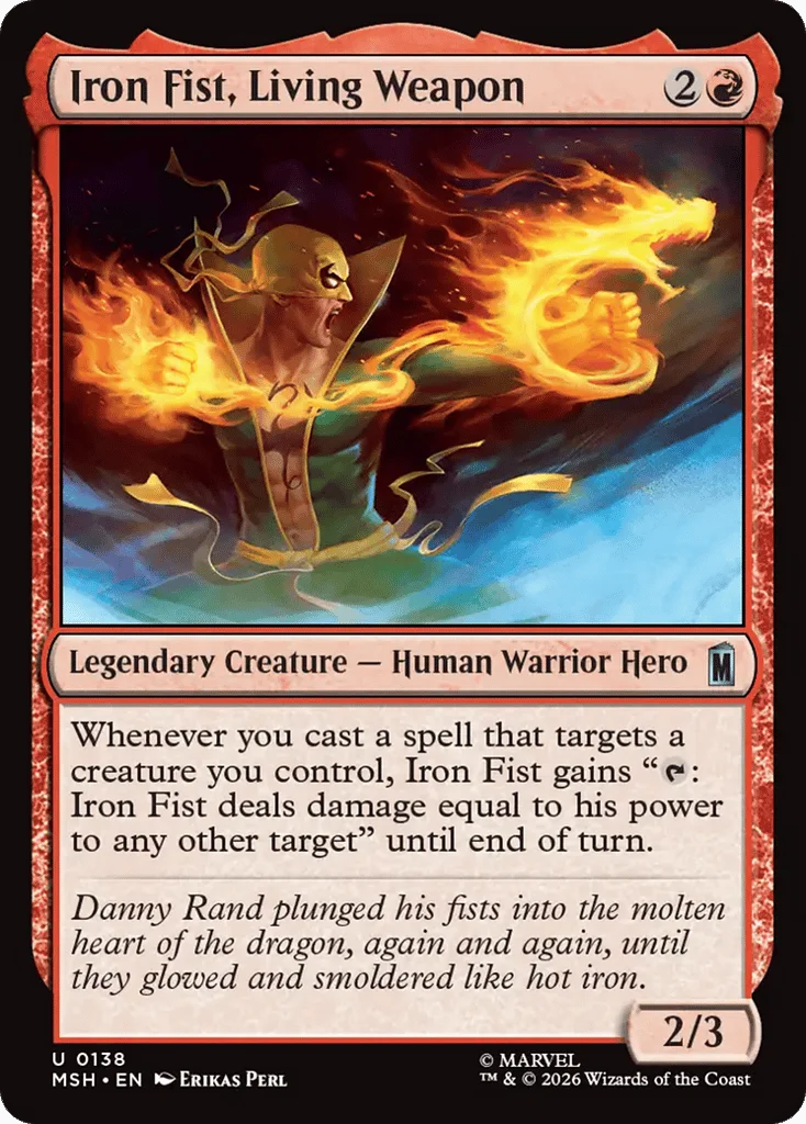 Iron Fist, Living Weapon · Marvel Super Heroes
