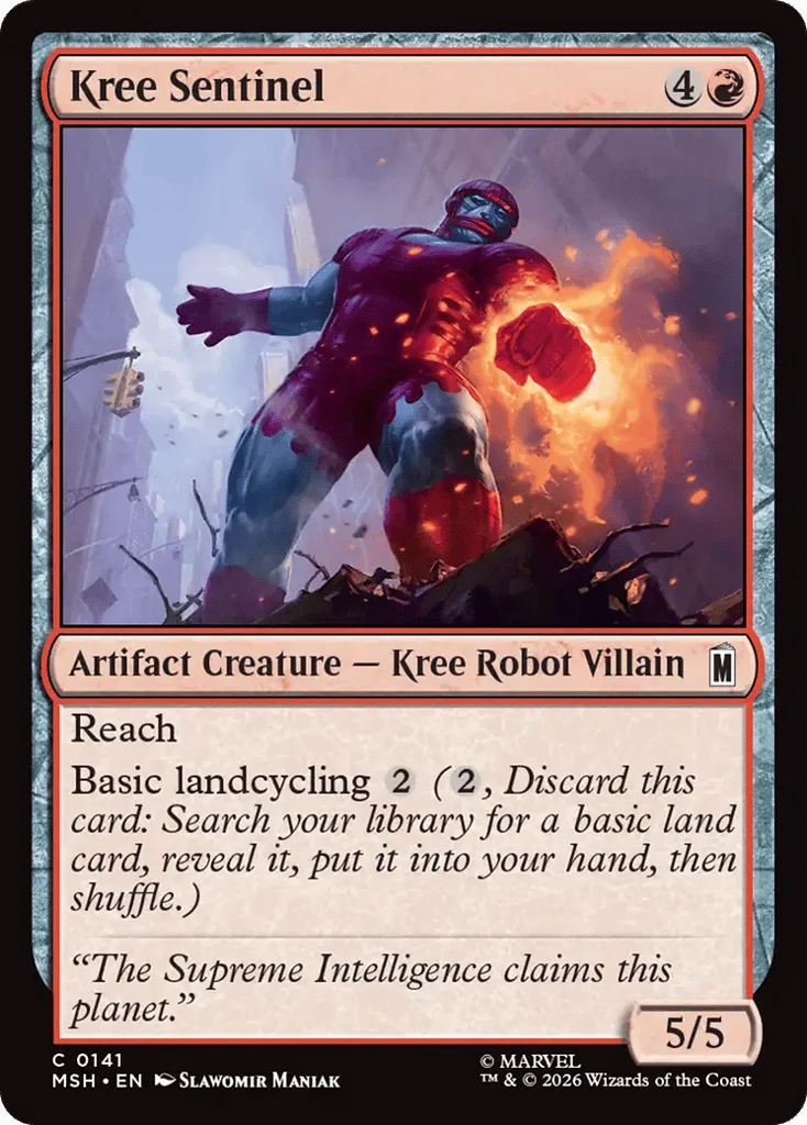 Kree Sentinel · Marvel Super Heroes