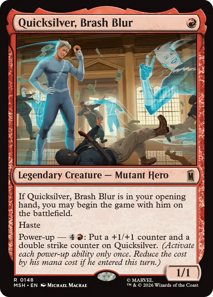 Quicksilver, Brash Blur · Marvel Super Heroes