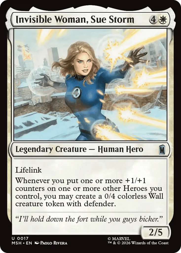 Invisible Woman, Sue Storm · Marvel Super Heroes
