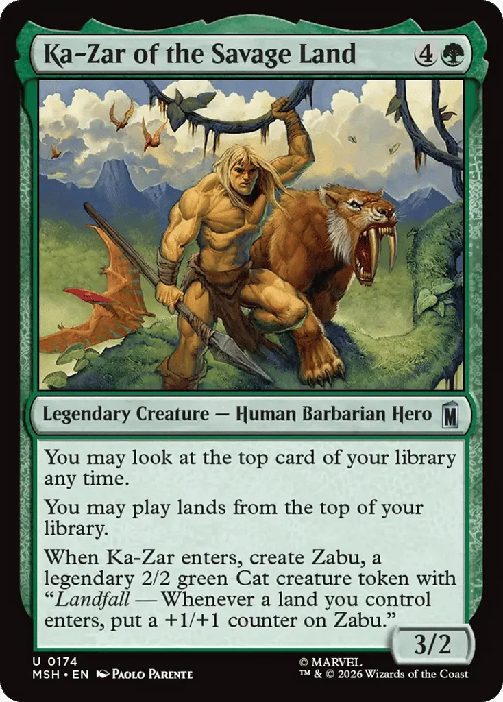Ka-Zar of the Savage Land · Marvel Super Heroes