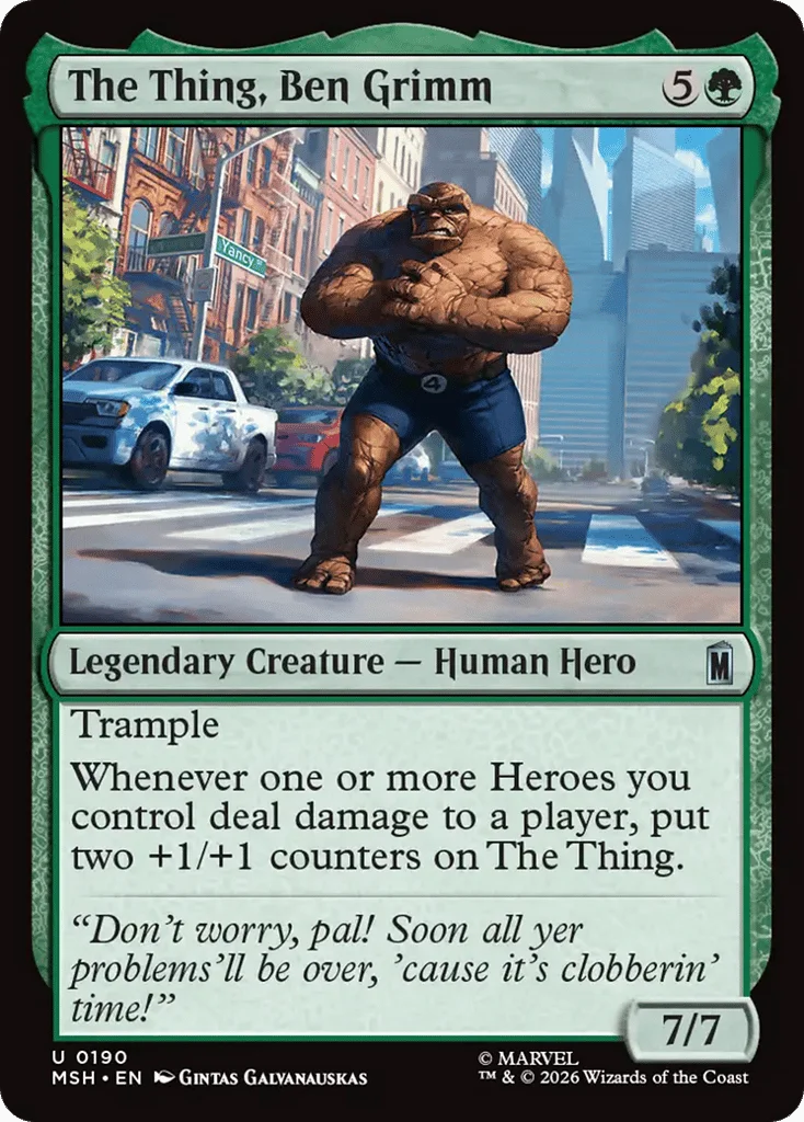 The Thing, Ben Grimm · Marvel Super Heroes