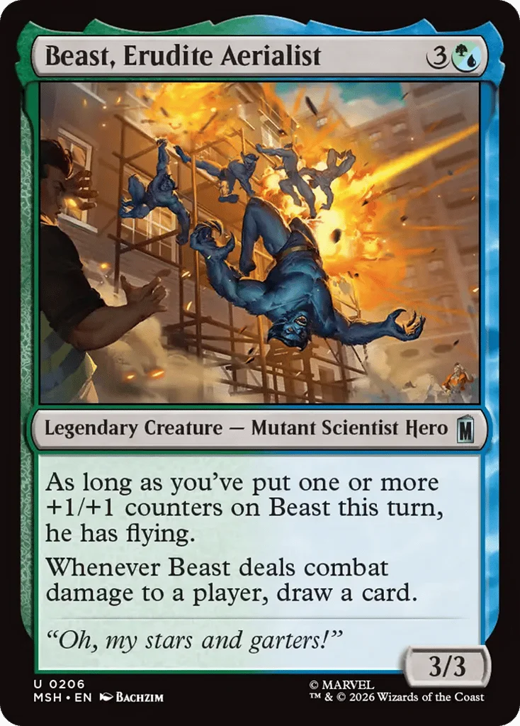 Beast, Erudite Aerialist · Marvel Super Heroes