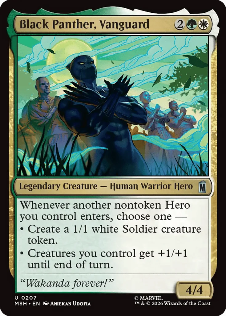 Black Panther, Vanguard · Marvel Super Heroes
