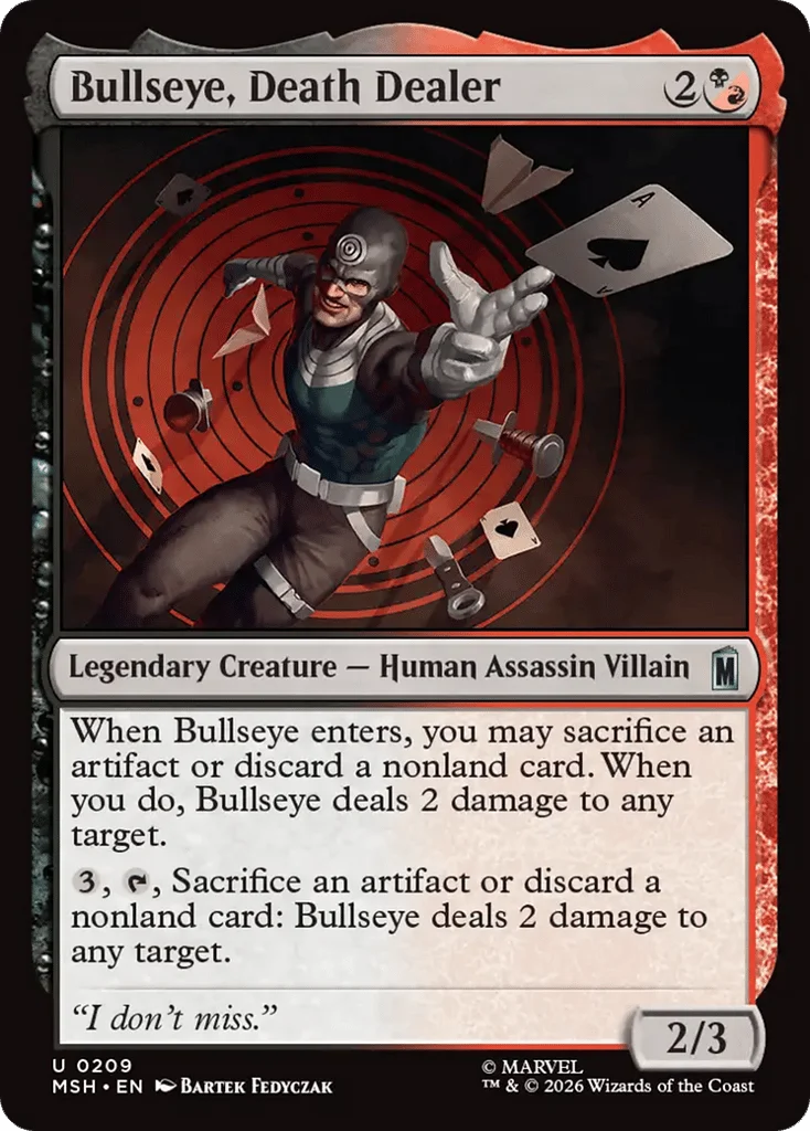 Bullseye, Death Dealer · Marvel Super Heroes