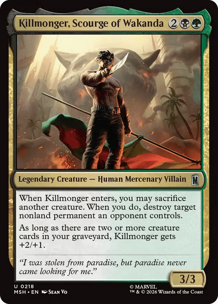 Killmonger, Scourge of Wakanda · Marvel Super Heroes