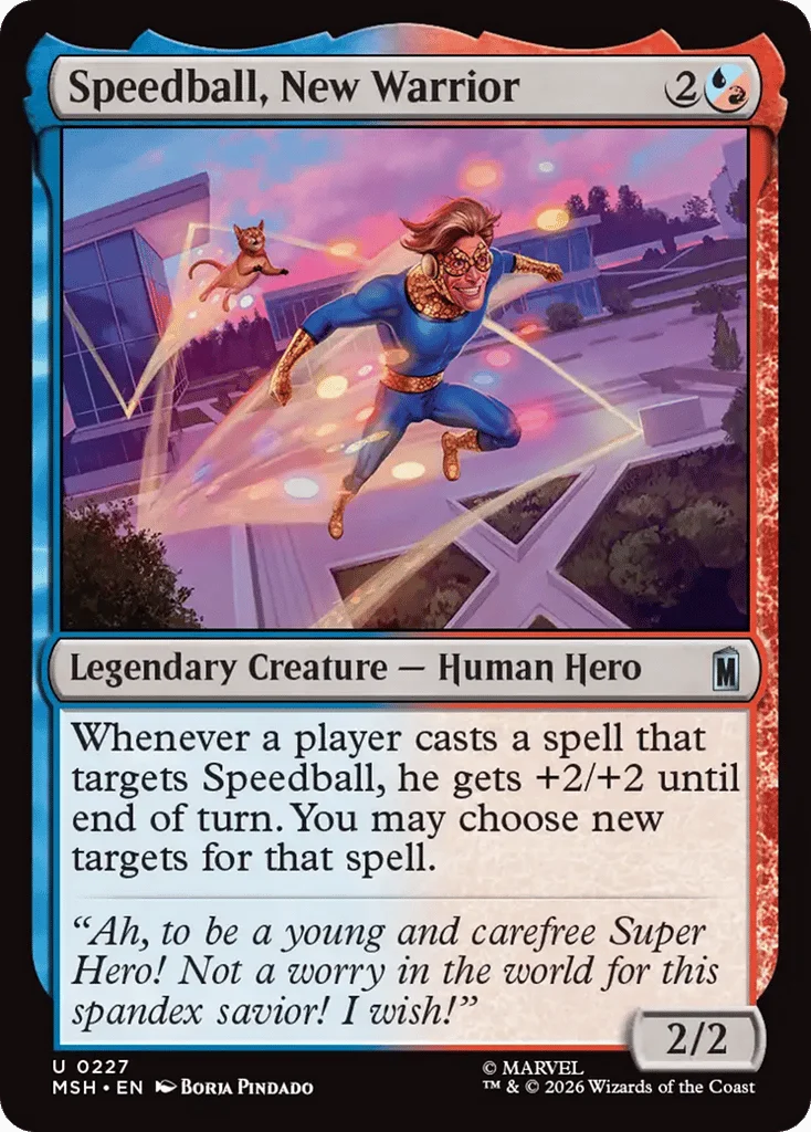 Speedball, New Warrior · Marvel Super Heroes