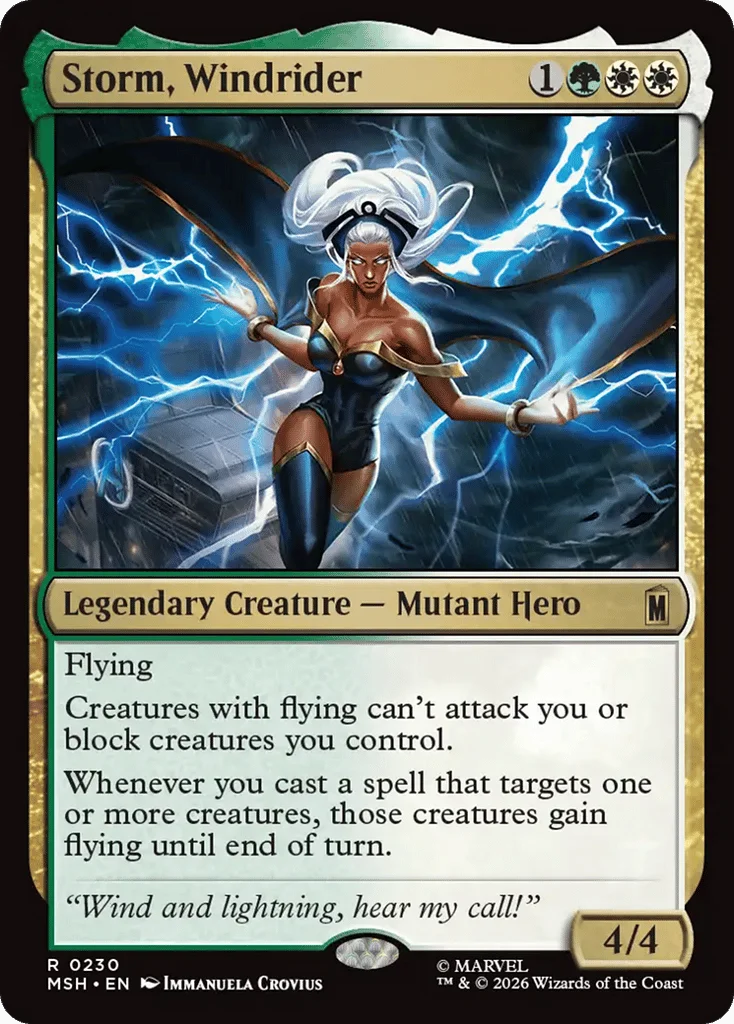 Storm, Windrider · Marvel Super Heroes