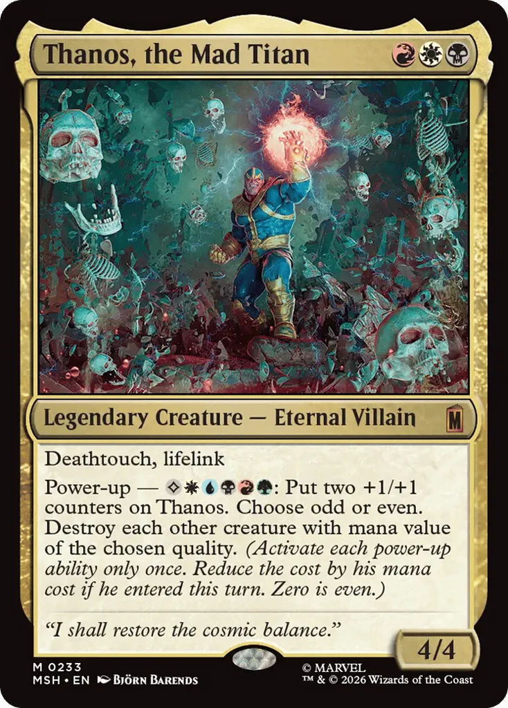 Thanos, the Mad Titan · Marvel Super Heroes