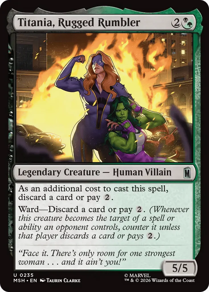 Titania, Rugged Rumbler · Marvel Super Heroes