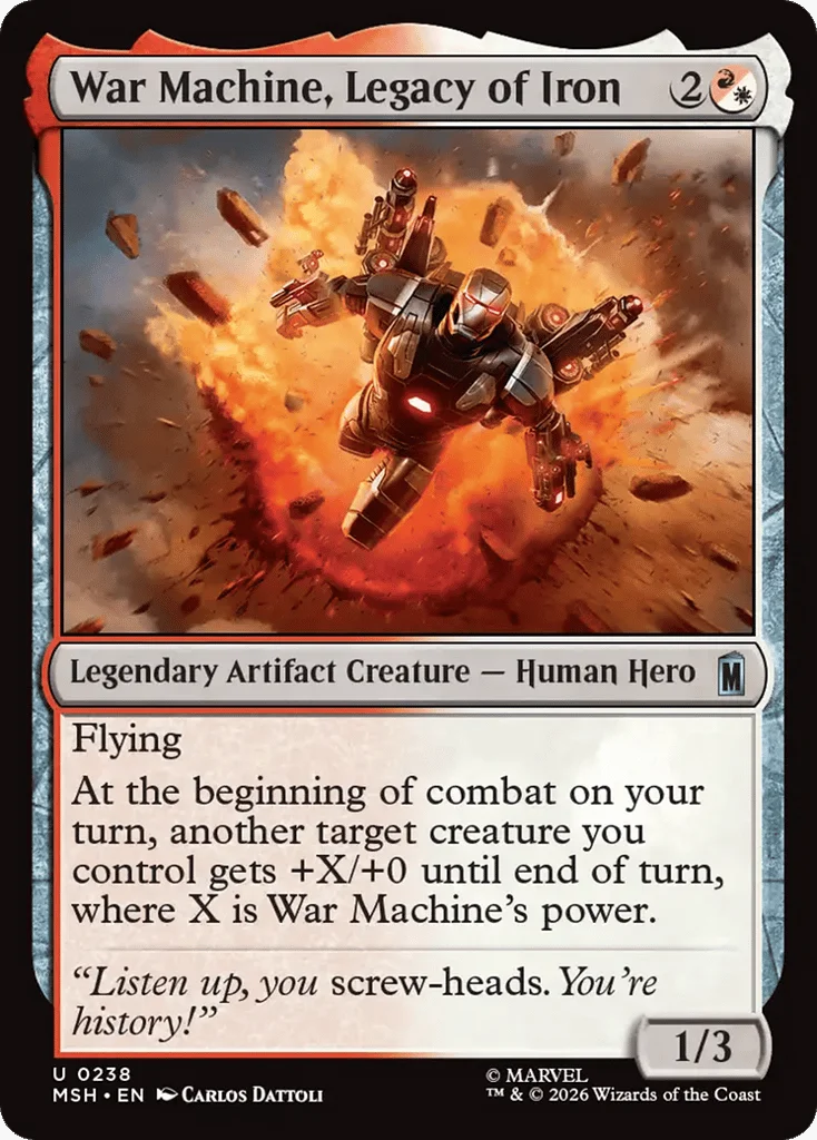War Machine, Legacy of Iron · Marvel Super Heroes