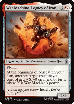 War Machine, Legacy of Iron
