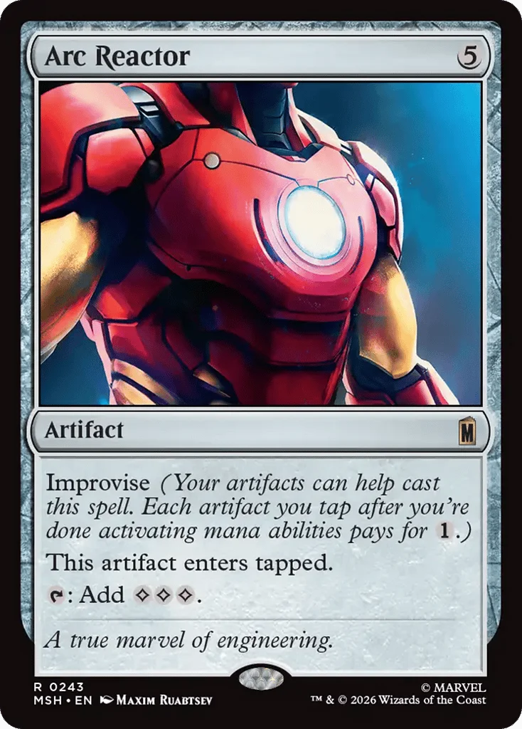 Arc Reactor · Marvel Super Heroes