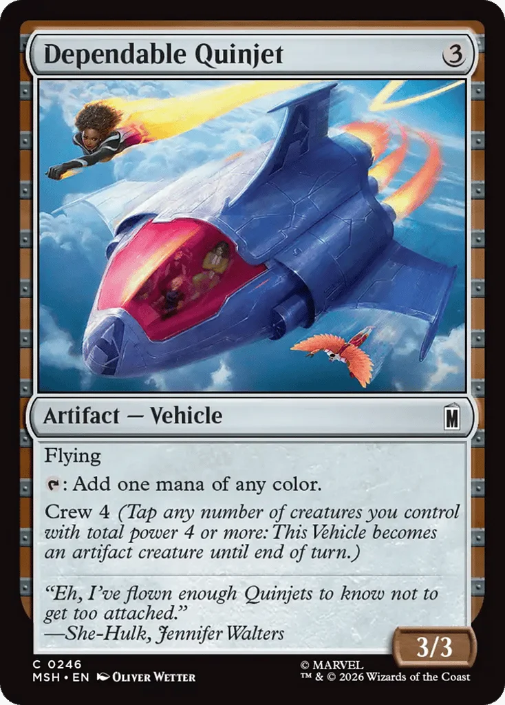 Dependable Quinjet · Marvel Super Heroes