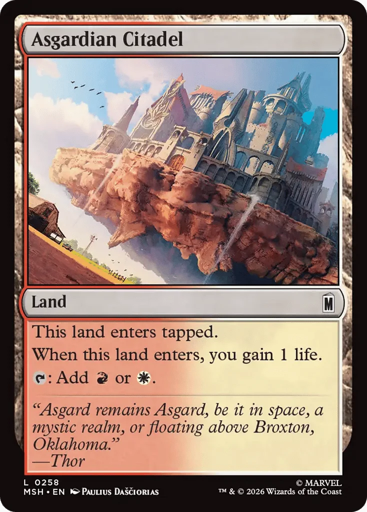 Asgardian Citadel · Marvel Super Heroes