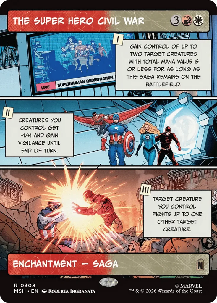 The Super Hero Civil War · Marvel Super Heroes
