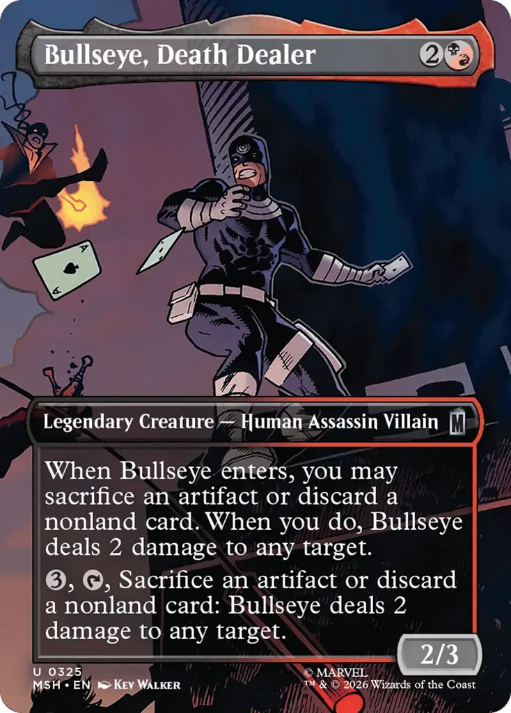 Bullseye, Death Dealer · Marvel Super Heroes