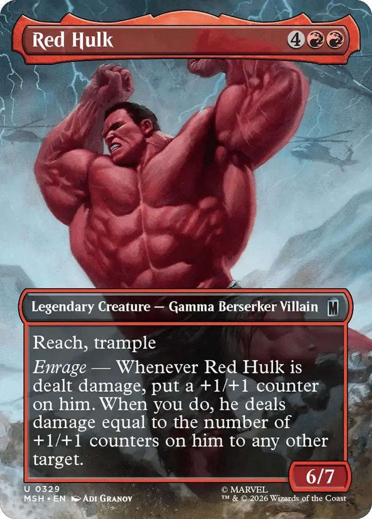 Red Hulk · Marvel Super Heroes