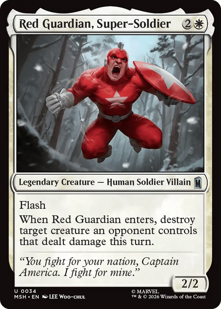 Red Guardian, Super-Soldier · Marvel Super Heroes