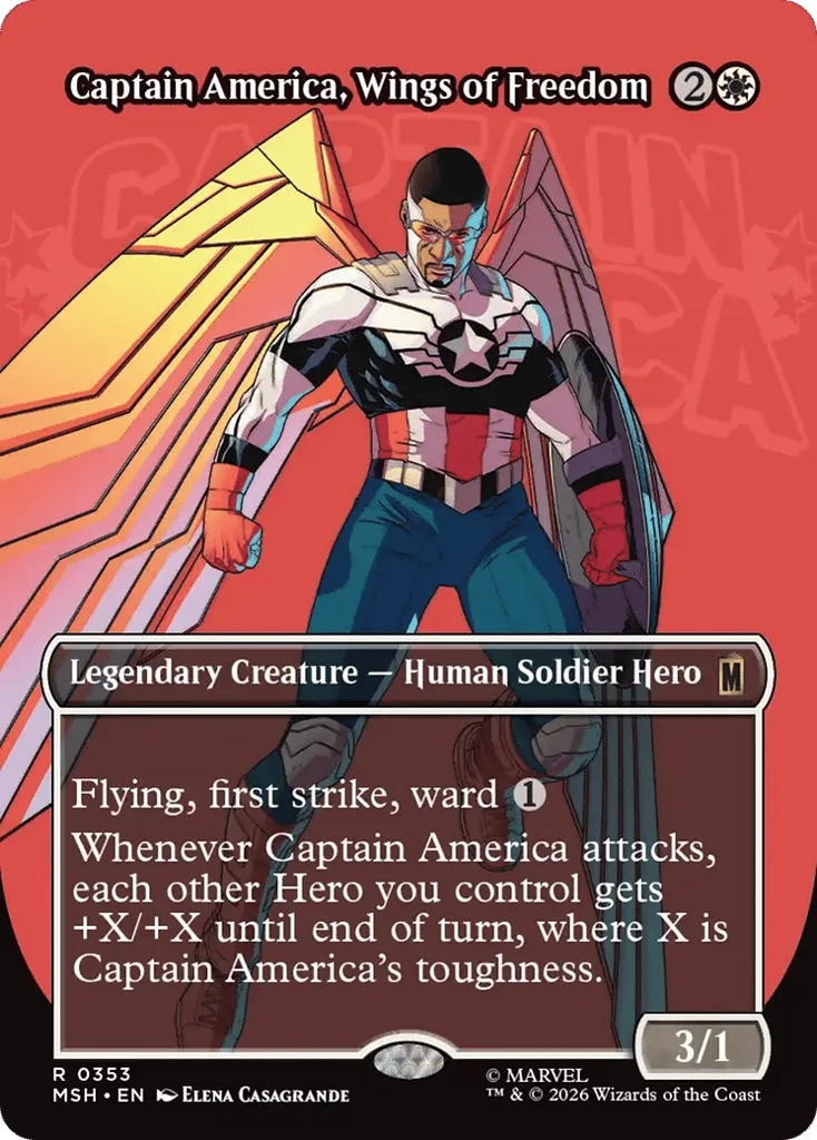Captain America, Wings of Freedom · Marvel Super Heroes