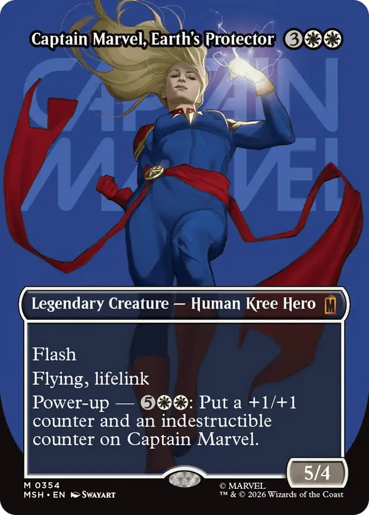 Captain Marvel, Earth's Protector · Marvel Super Heroes