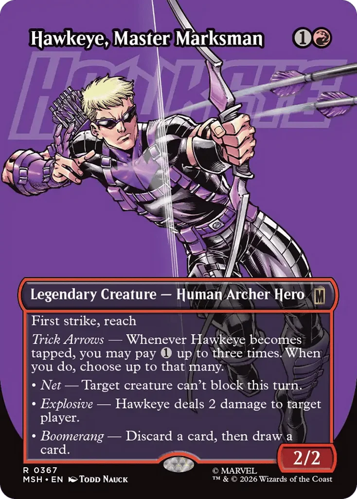 Hawkeye, Master Marksman · Marvel Super Heroes