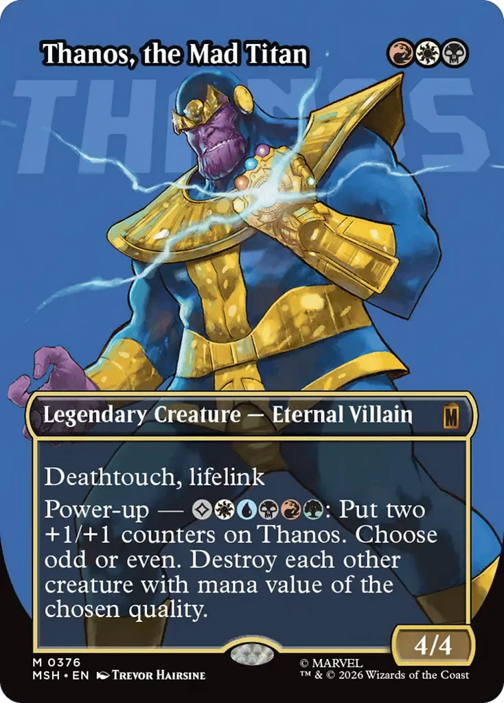 Thanos, the Mad Titan · Marvel Super Heroes