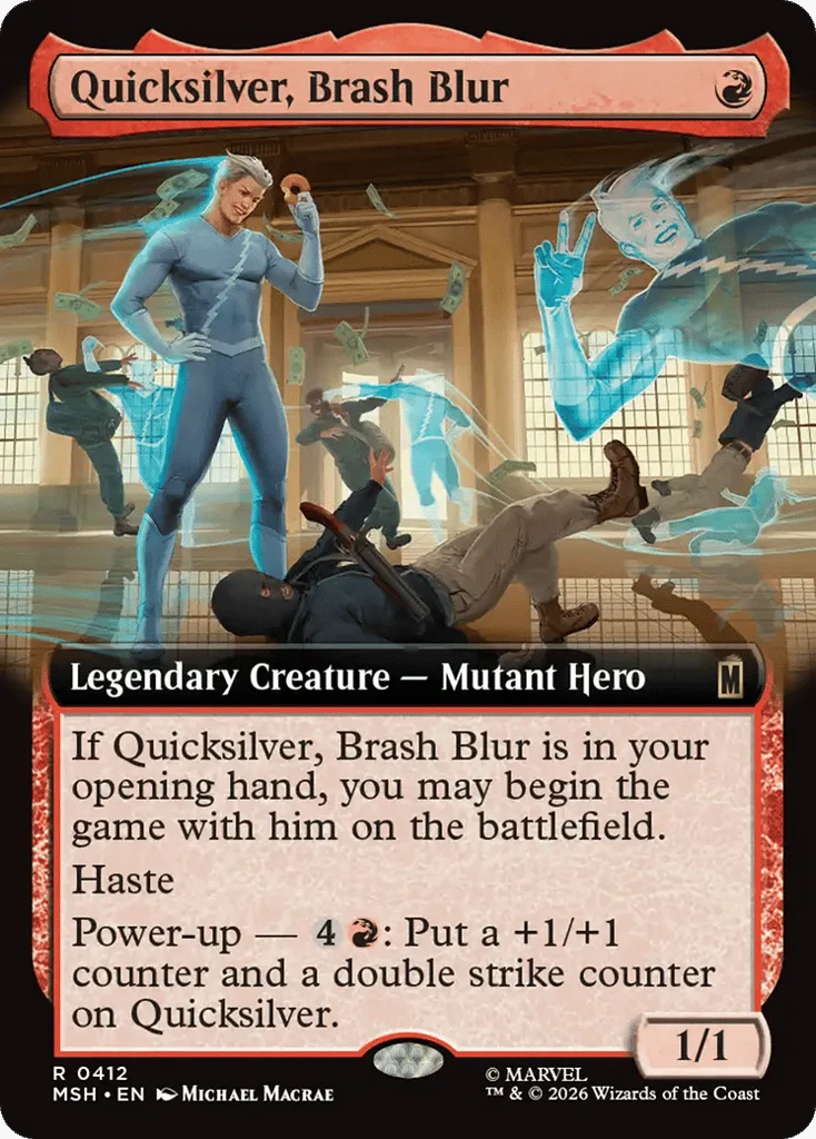Quicksilver, Brash Blur · Marvel Super Heroes