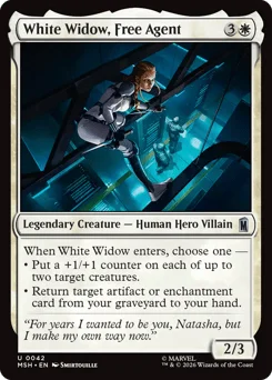 White Widow, Free Agent