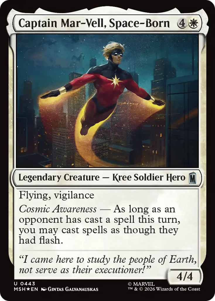 Captain Mar-Vell, Space-Born · Marvel Super Heroes
