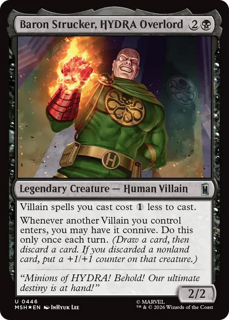 Baron Strucker, HYDRA Overlord · Marvel Super Heroes