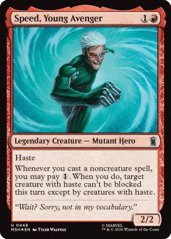 Speed, Young Avenger