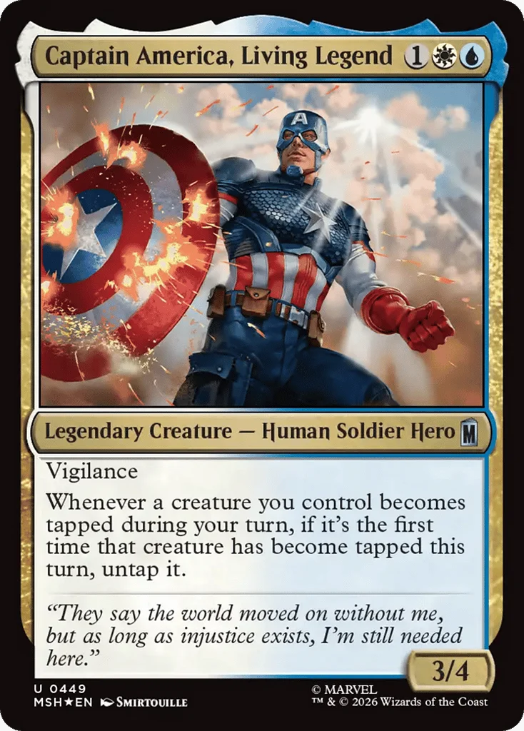 Captain America, Living Legend · Marvel Super Heroes